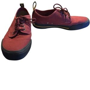Dr. Marten Cherry Red Pressler Canva Uni-Sex Shoe | NWOT